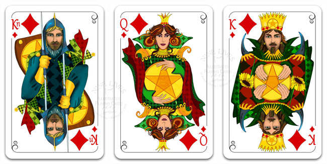 Royal Diamonds - Nine Lives Playing Cards