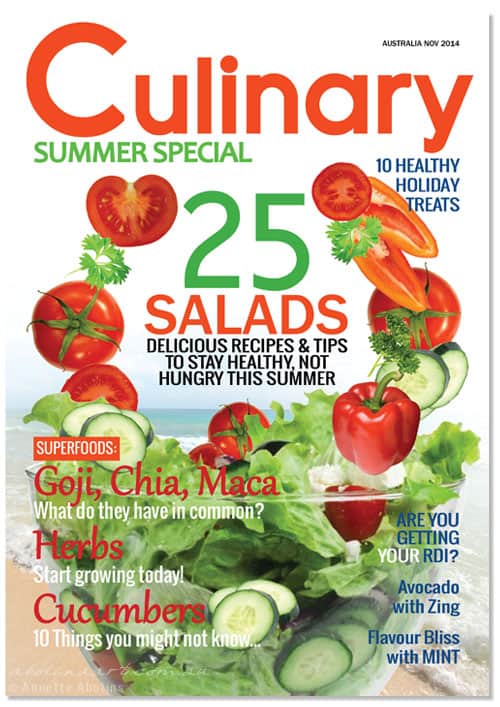 Culinary magazine mock-up Annette Abolins