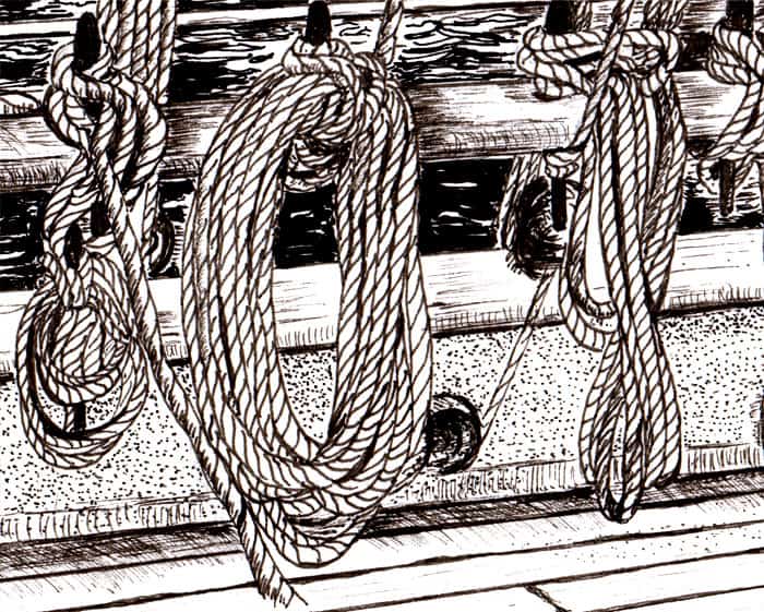 Water Lines – Pen & Ink – Part I – Abolina Art