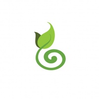 simply green gardens logo symbol - Abolina Art