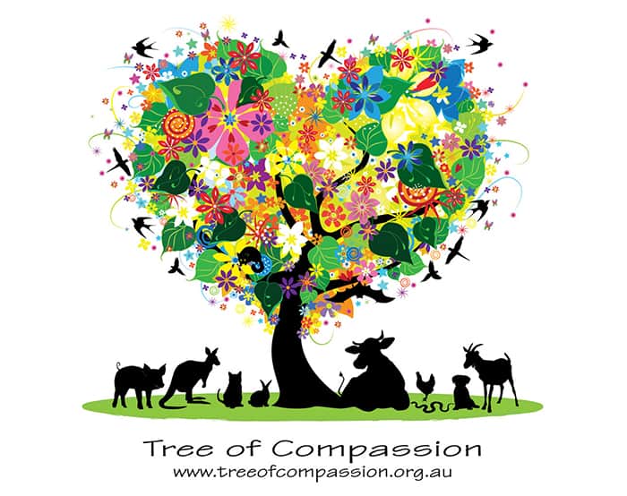 Tree of Compassion logo  - full version with name and tagline