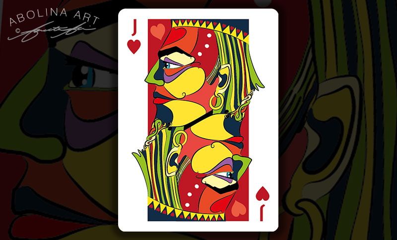 Preview: in colour Jack of Hearts 