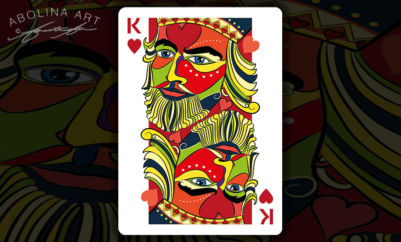 Preview: in colour King of Hearts 