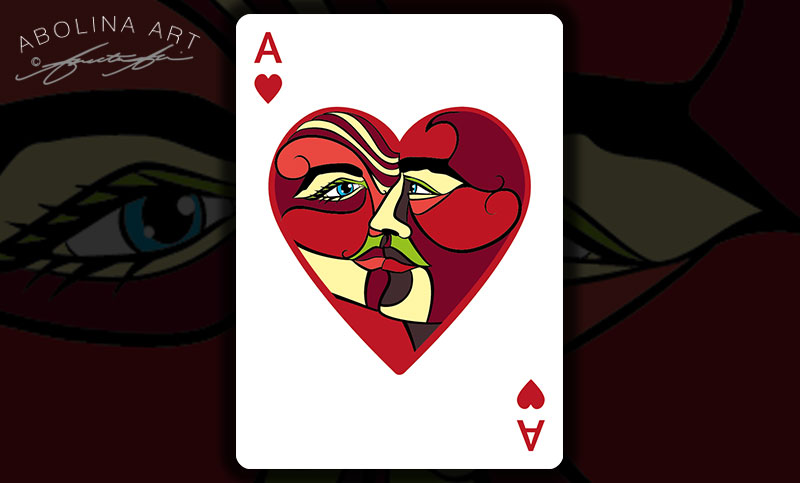 Ace of Hearts - the lovers