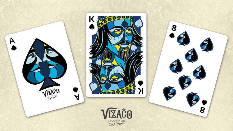 Viza&gcirc;o Spades - Ace, King and number 8