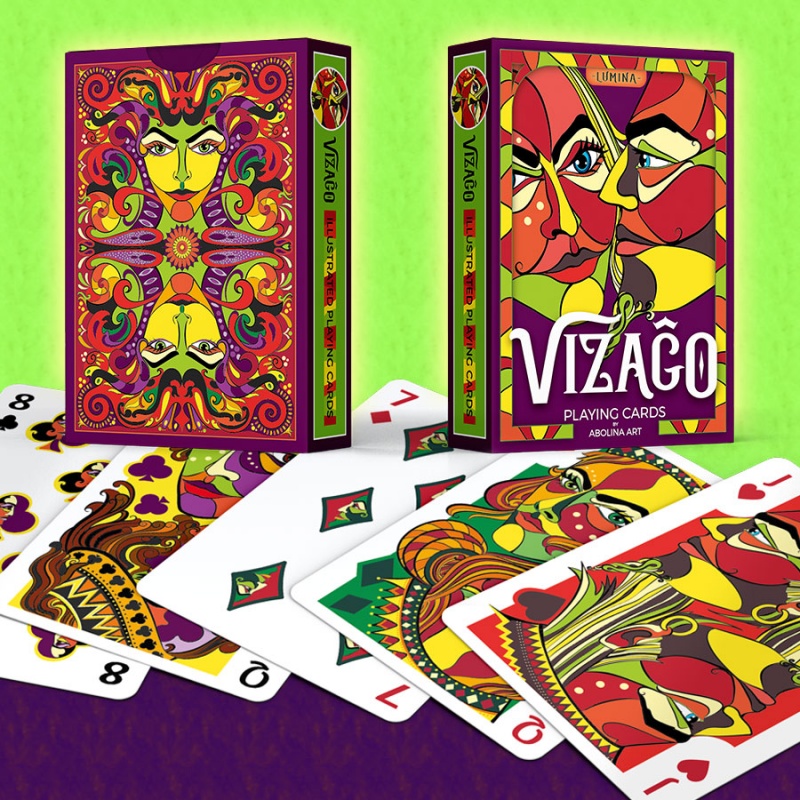 VIZAĜO Playing Cards by Abolina Art