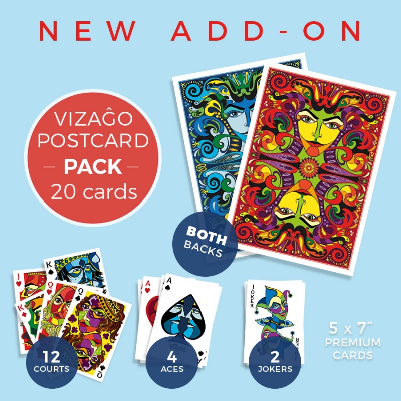 Add-on - VIZAĜO Postcard Pack