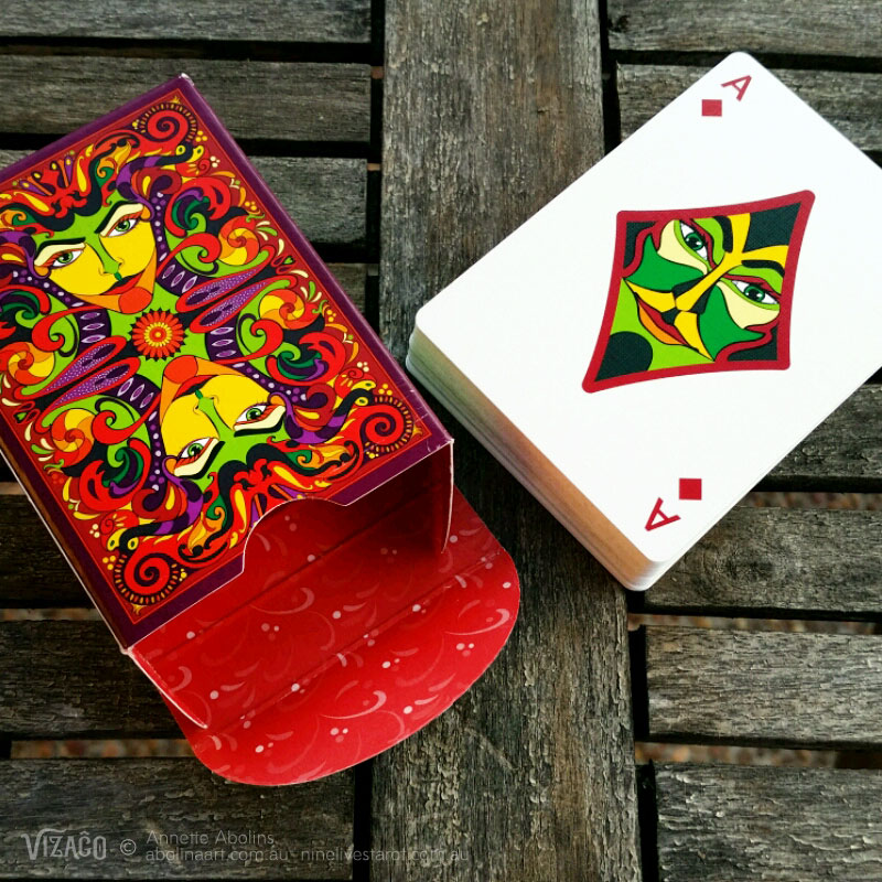 VIZAĜO Playing Cards by Annette Abollins