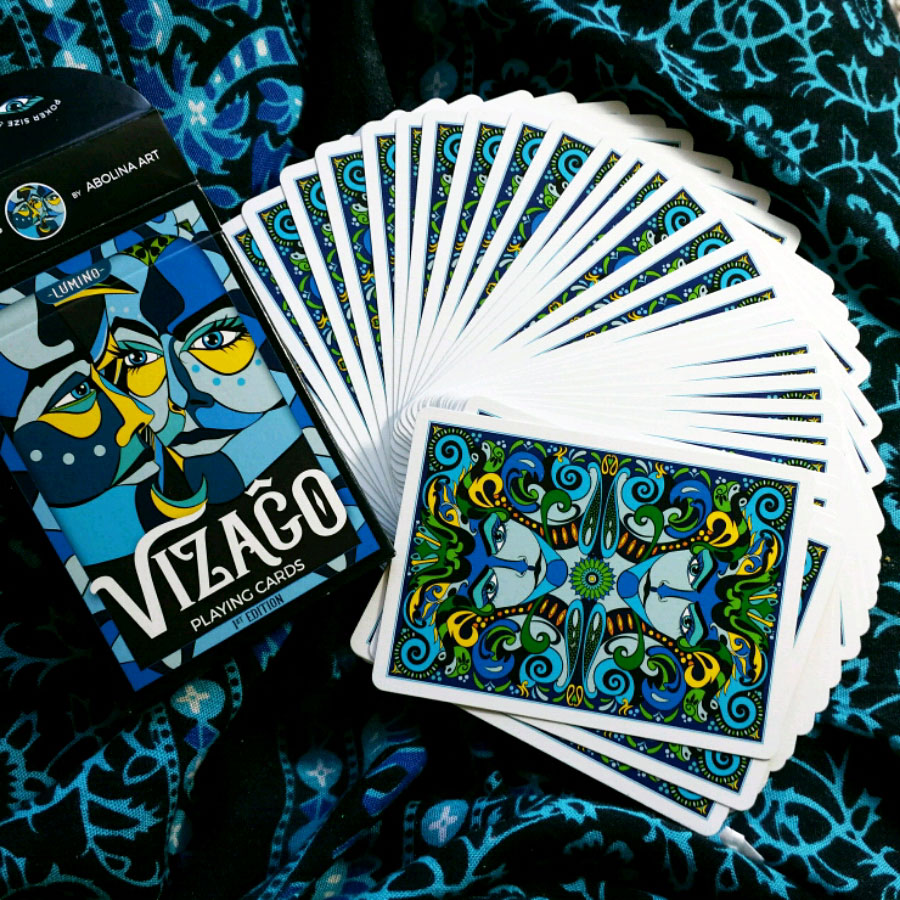 VIZAĜO Playing Cards by Annette Abolins