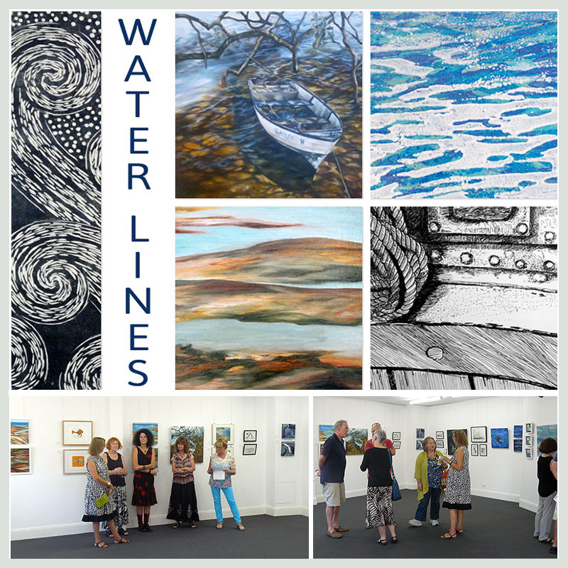 Exhibition invite with photos below from opening at CStudios in Newcastle