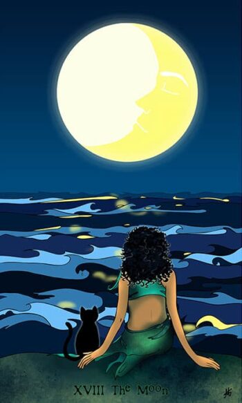 The Moon Artwork by Annette Abolins