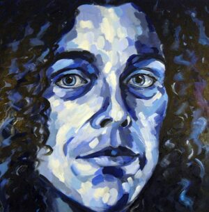 Self Portrait Artwork by Annette Abolins - Oil on canvas