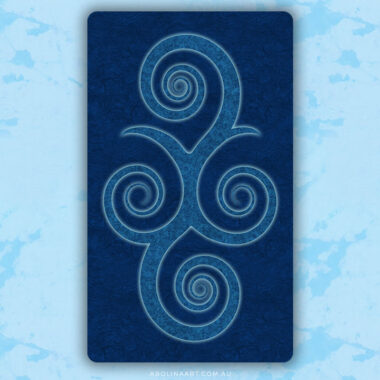 Card back design on Nine Lives Tarot Card back design Nine Lives Tarot