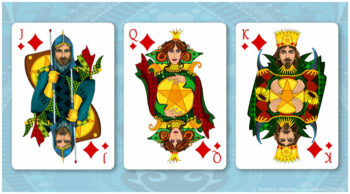 Royal Diamonds - Jack Queen King illustrated by Annette Abolins