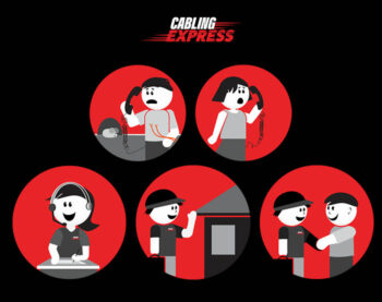 Cabling Express - logo and icon design