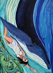 My Whale Dream My Whale Dream - Acrylic on board - Annette Abolins