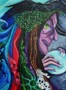 The Dream Reader The Dream Reader - Acrylic on board - Annette Abolins